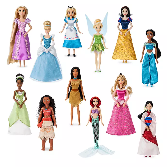 Disney princess collector set 11 plush dolls store